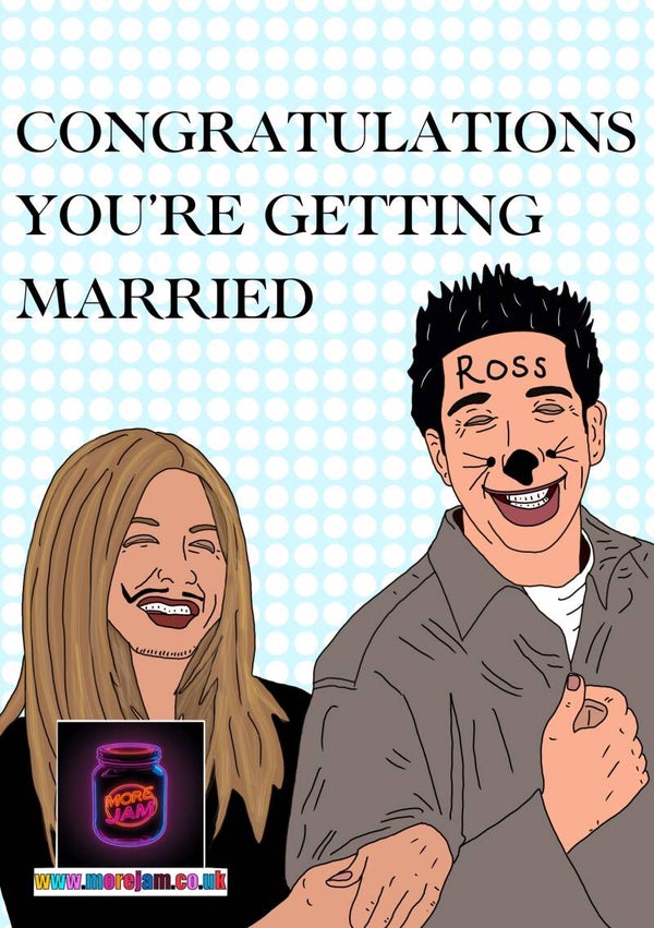 Engagement Card Ross & Rachel