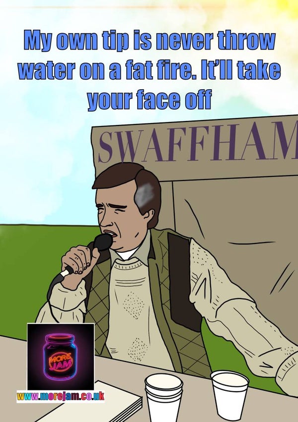 Any Occasion Card Alan Partridge Swaffham Fire Safety