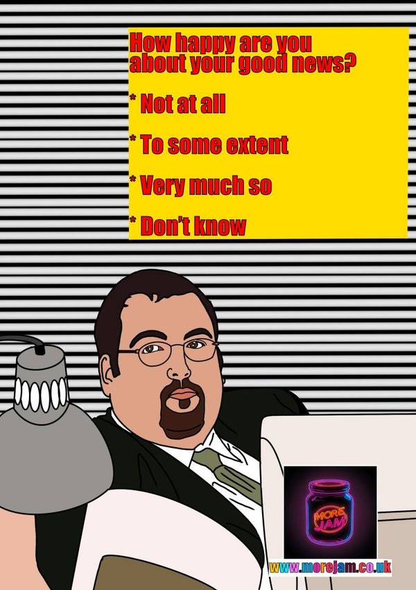 Any Occasion Card Keith The Office Uk Good News