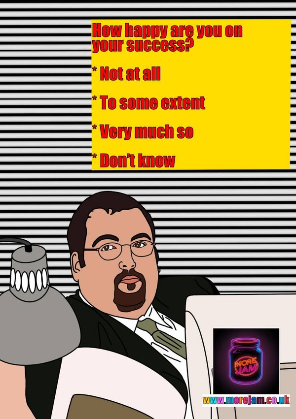 Any Occasion Card Keith The Office Uk Success
