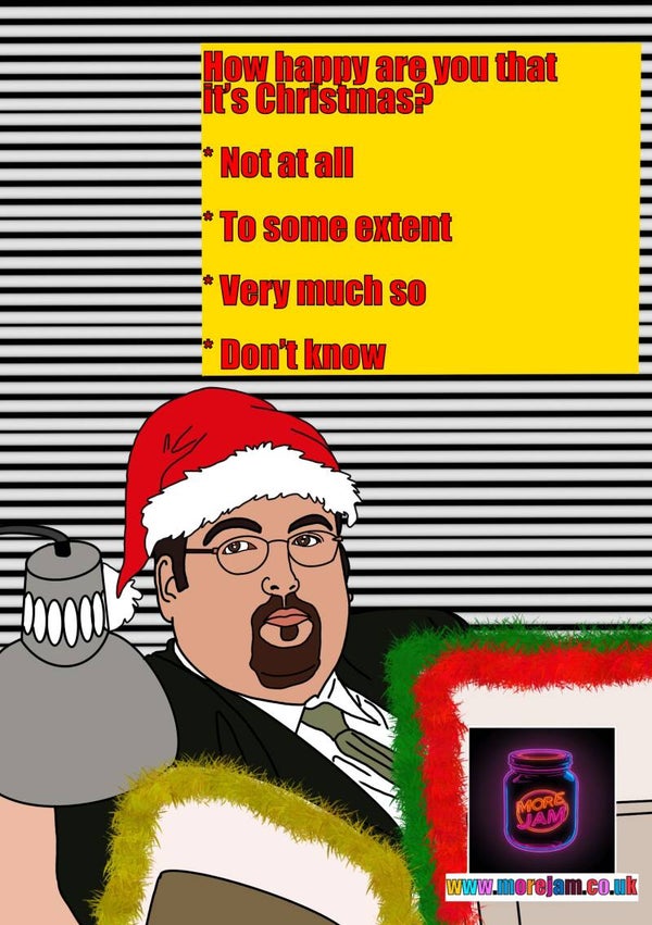 Christmas Card Keith The Office Uk