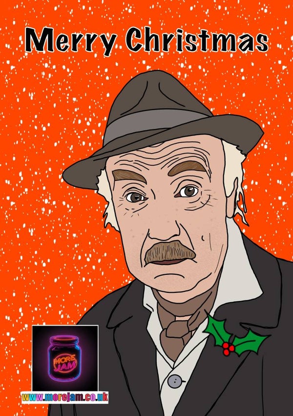 Christmas Card Only Fools & Horse Grandad