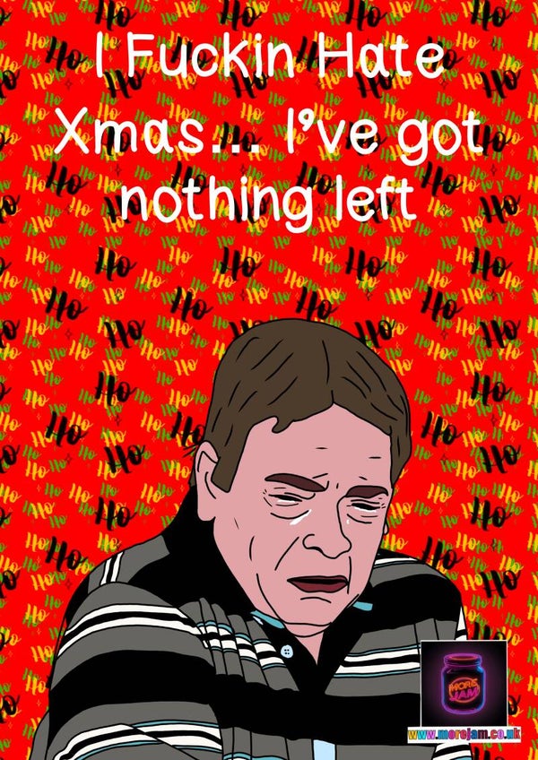 Christmas Card Ian Beale Got Nothing Left