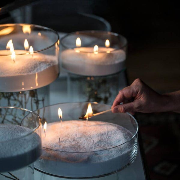Sable de cire blanc, non parfumé