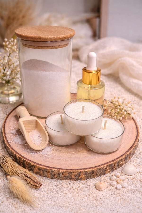 Bougies réchauds à créer