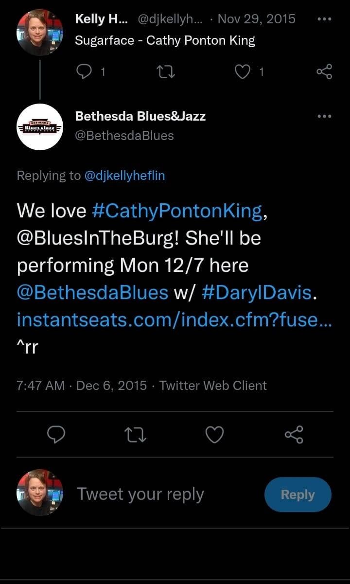 From the Blues In The Burg Twitter page