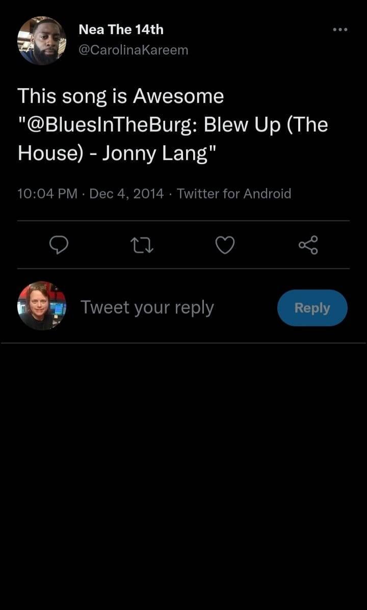 From the Blues In The Burg Twitter page