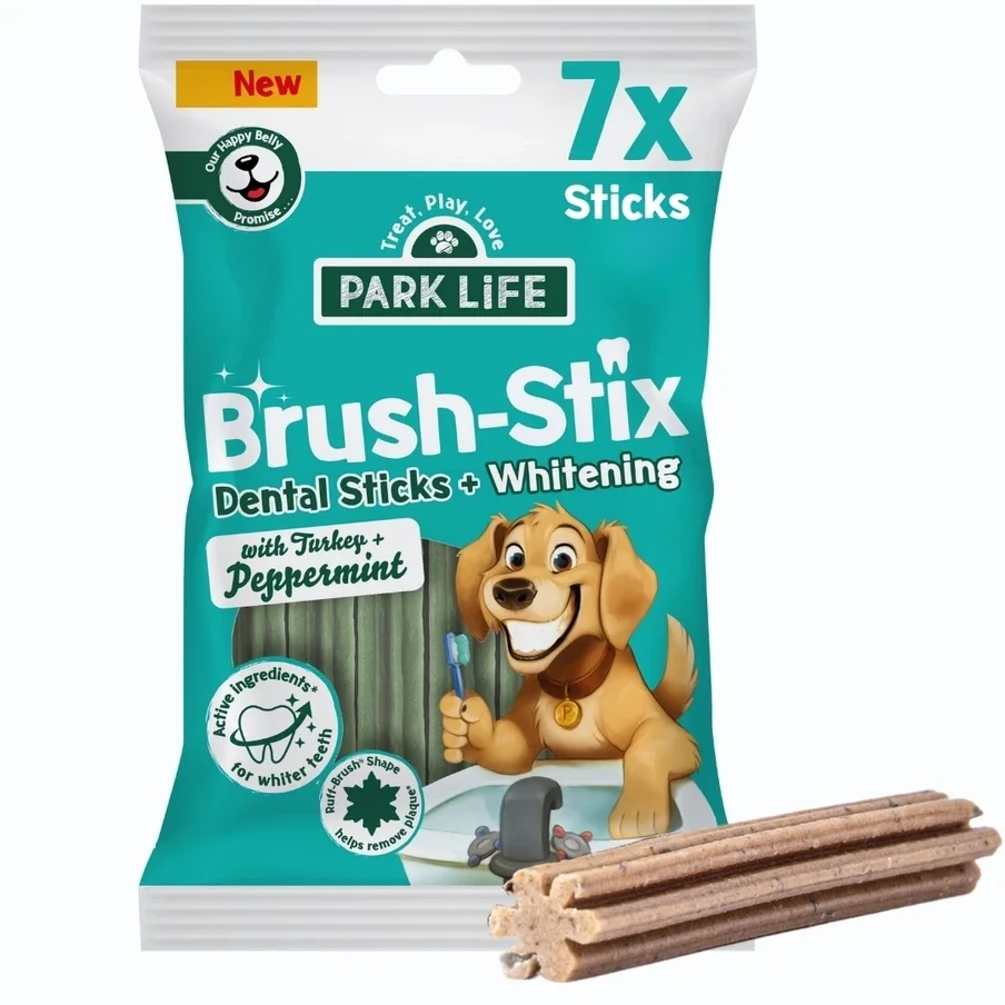 Brush-Stix sticks dentaires dinde et menthe poivrée 180 g PARK LIFE