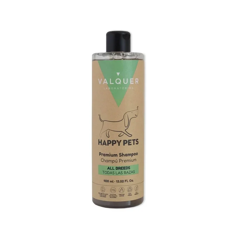 🛁 Shampooing Premium Valquer Happy Pets – Thé Matcha & Vitamine B5 (400 ml)