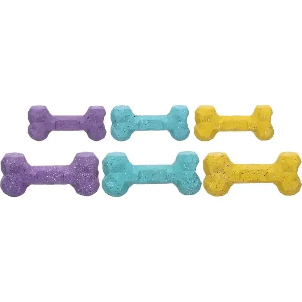 🦴 Jouet pour chien Freckles – Os en latex avec son (Taille M) 🐶