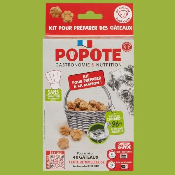 POPOTE Canard – Préparation pour friandises maison pour chien🦆