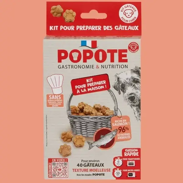 POPOTE Saumon – Préparation pour friandises maison pour chien 🐟
