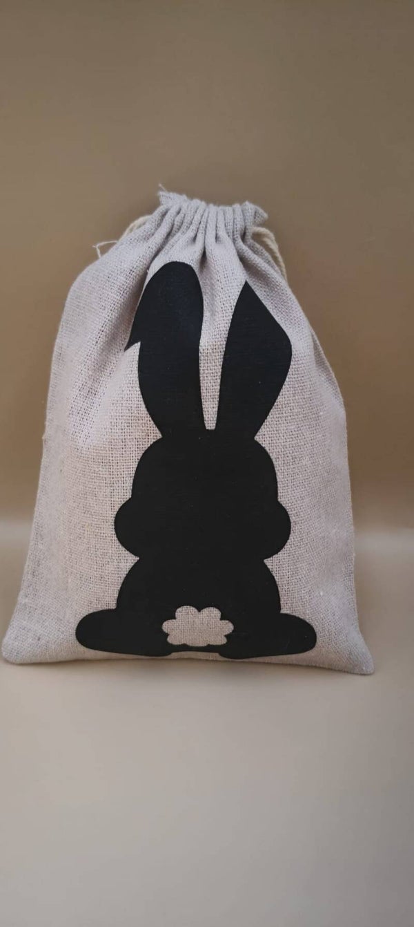 Paaszakje | Pasen |  personaliseren | Trekkoord | Zwart