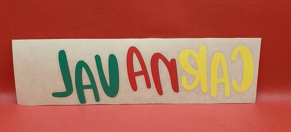 Raamsticker Carnaval | Carnaval