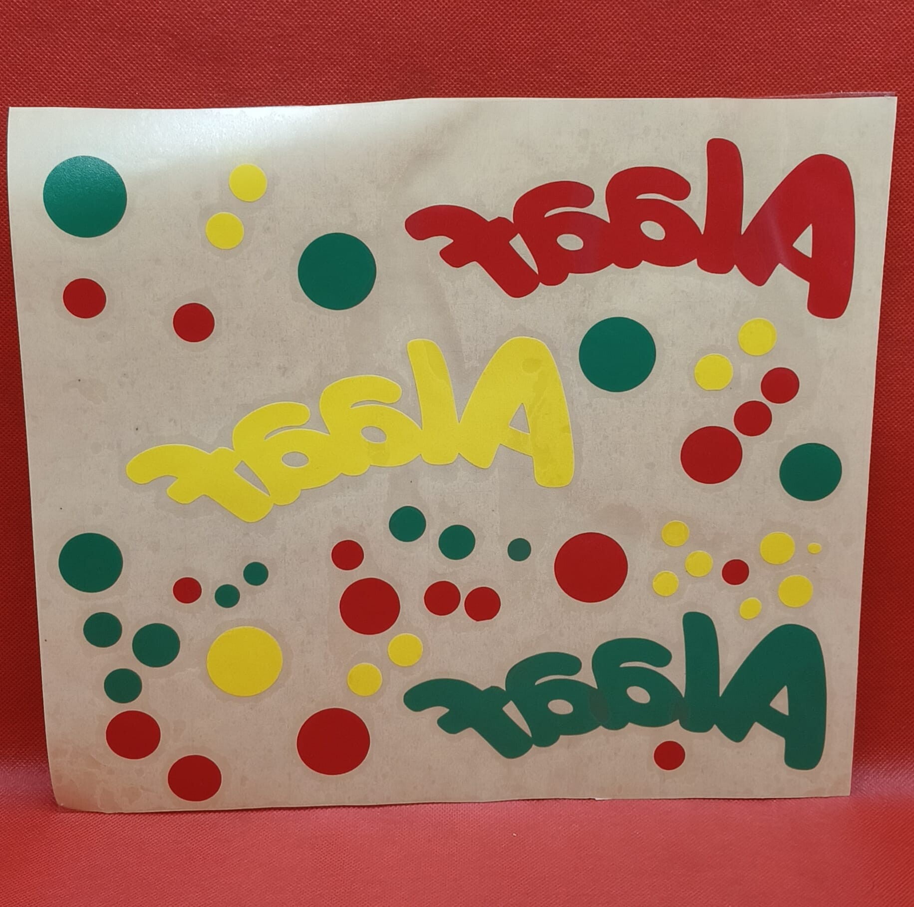 Raamsticker Carnaval | Alaaf