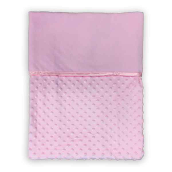 Babydekentje | bolletjes | personaliseren | 75x100cm