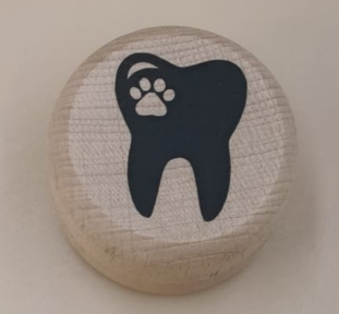 Bewaardoosje | hout | Honden | puppytanden |
