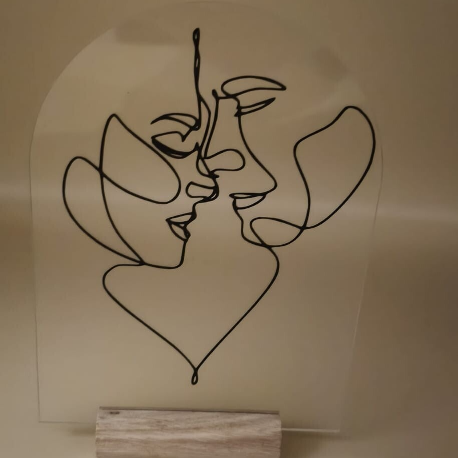 acryldesign | verliefd koppel |