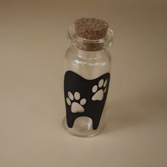 Bewaarflesje | Kurk | Puppy | Tanden
