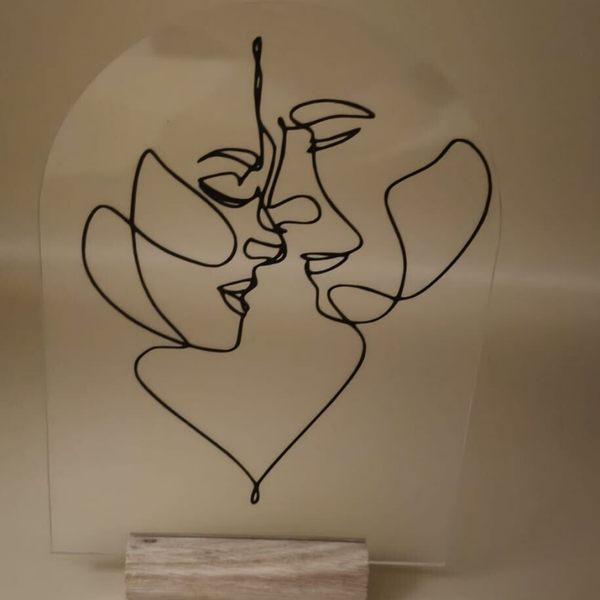 acryldesign | verliefd koppel |