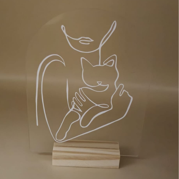 acryldesign | Poezenvrouw |