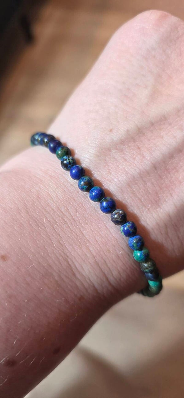 Armband Azuriet-Malachiet