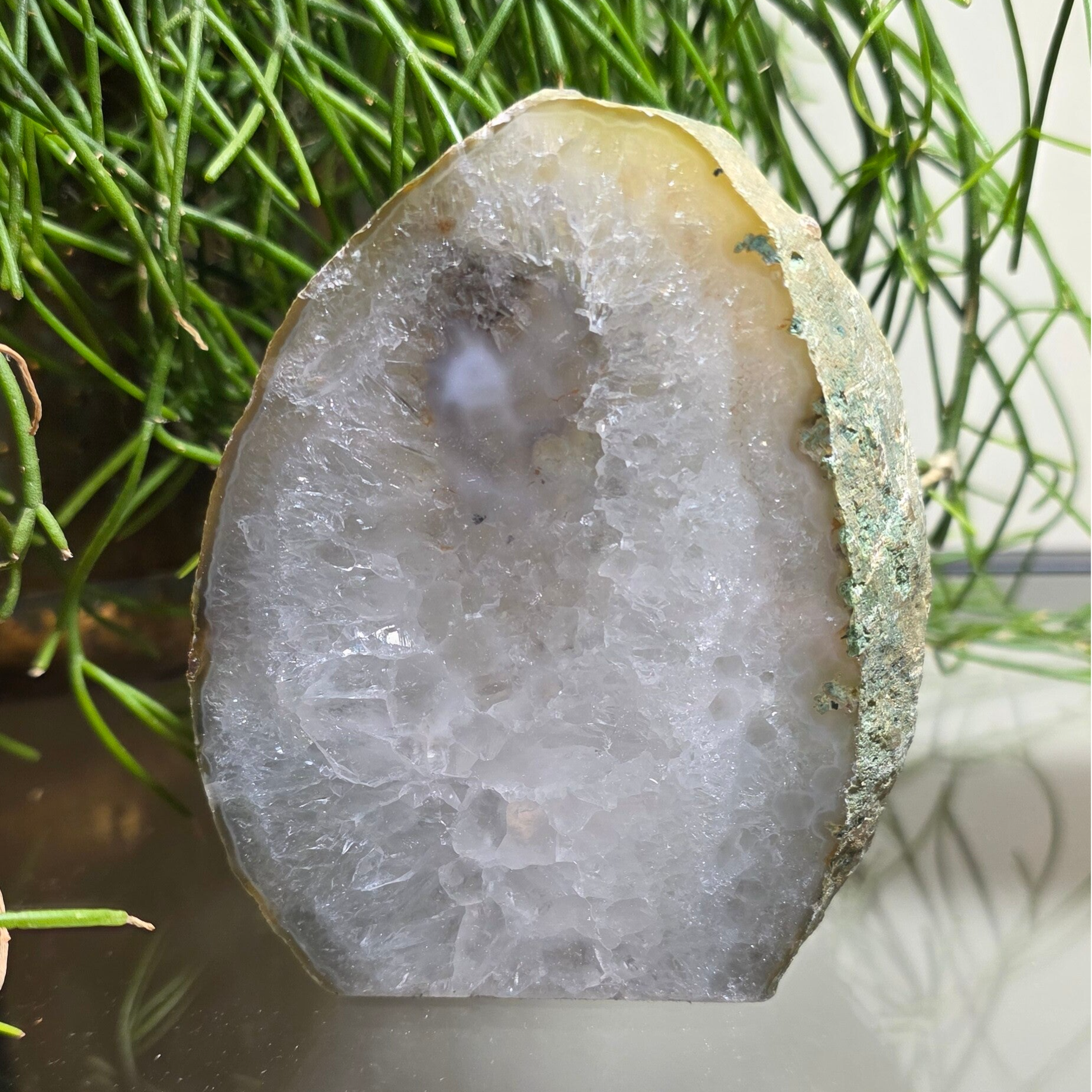 Agaat waxinelichthouder