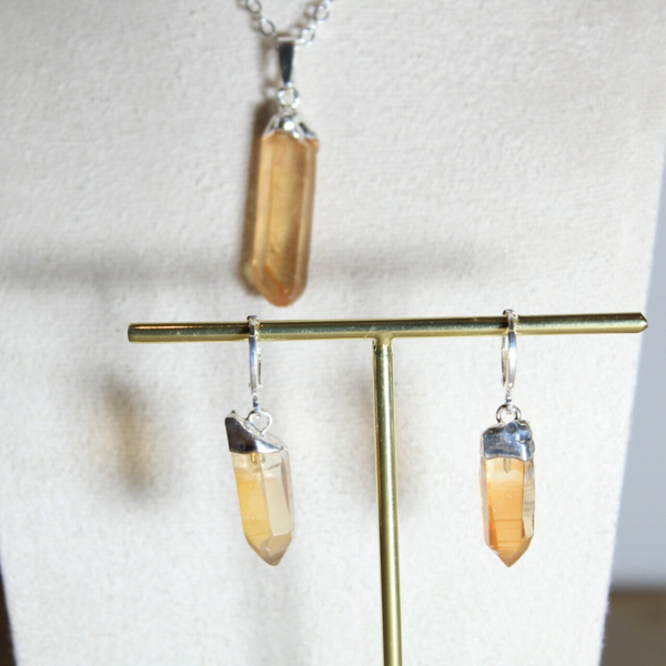 Tangerine set zilver