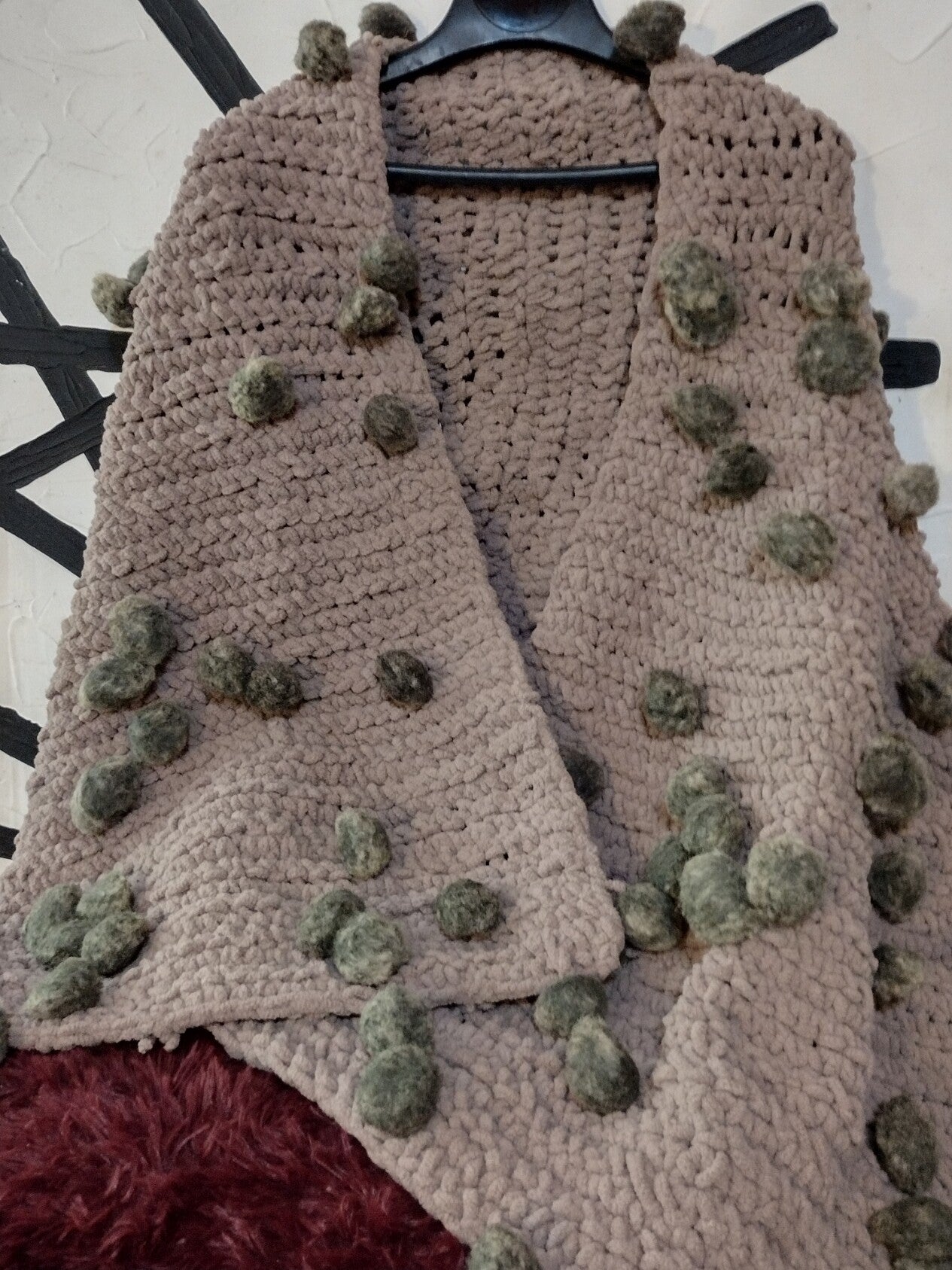 Heavy designer shawl