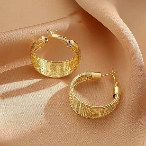 Chunky Hoop Earrings