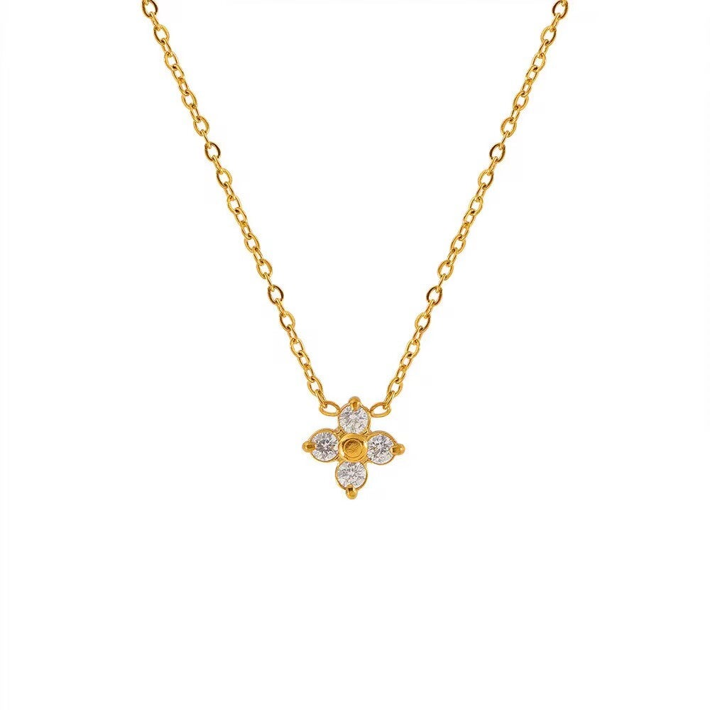 18K Flower Necklace