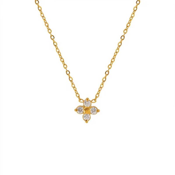 18K Flower Necklace