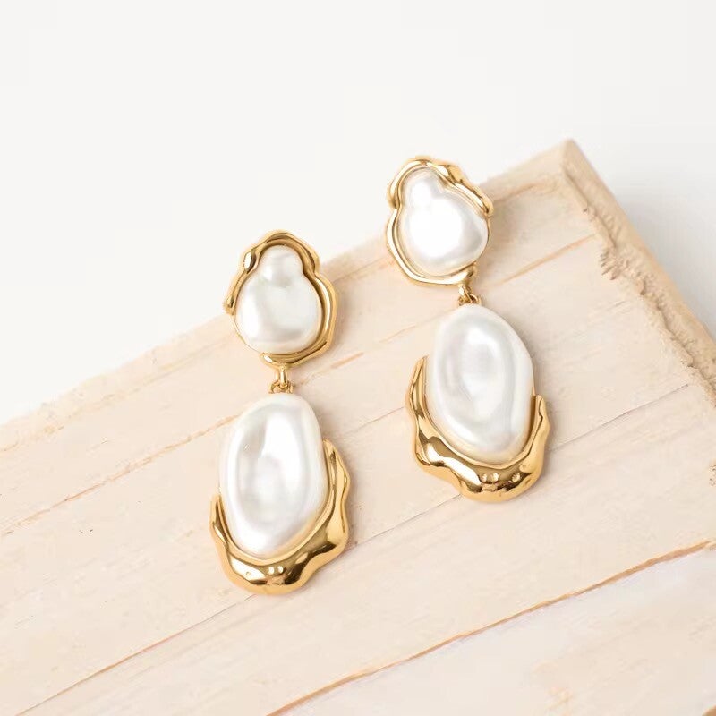 Baroque Pearl Earrings