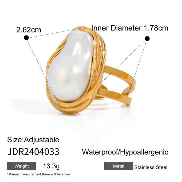 Pearl Finger Ring