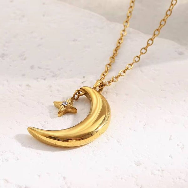 Moon star Necklace