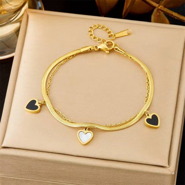 Heart Charm Bracelet