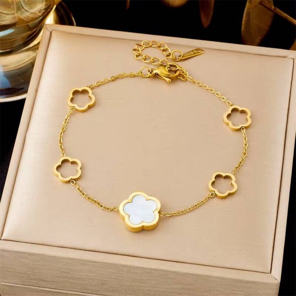 White Clover Bracelet