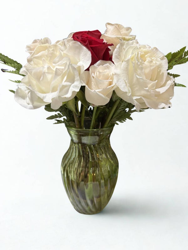 Scarlet & Snow Bouquet