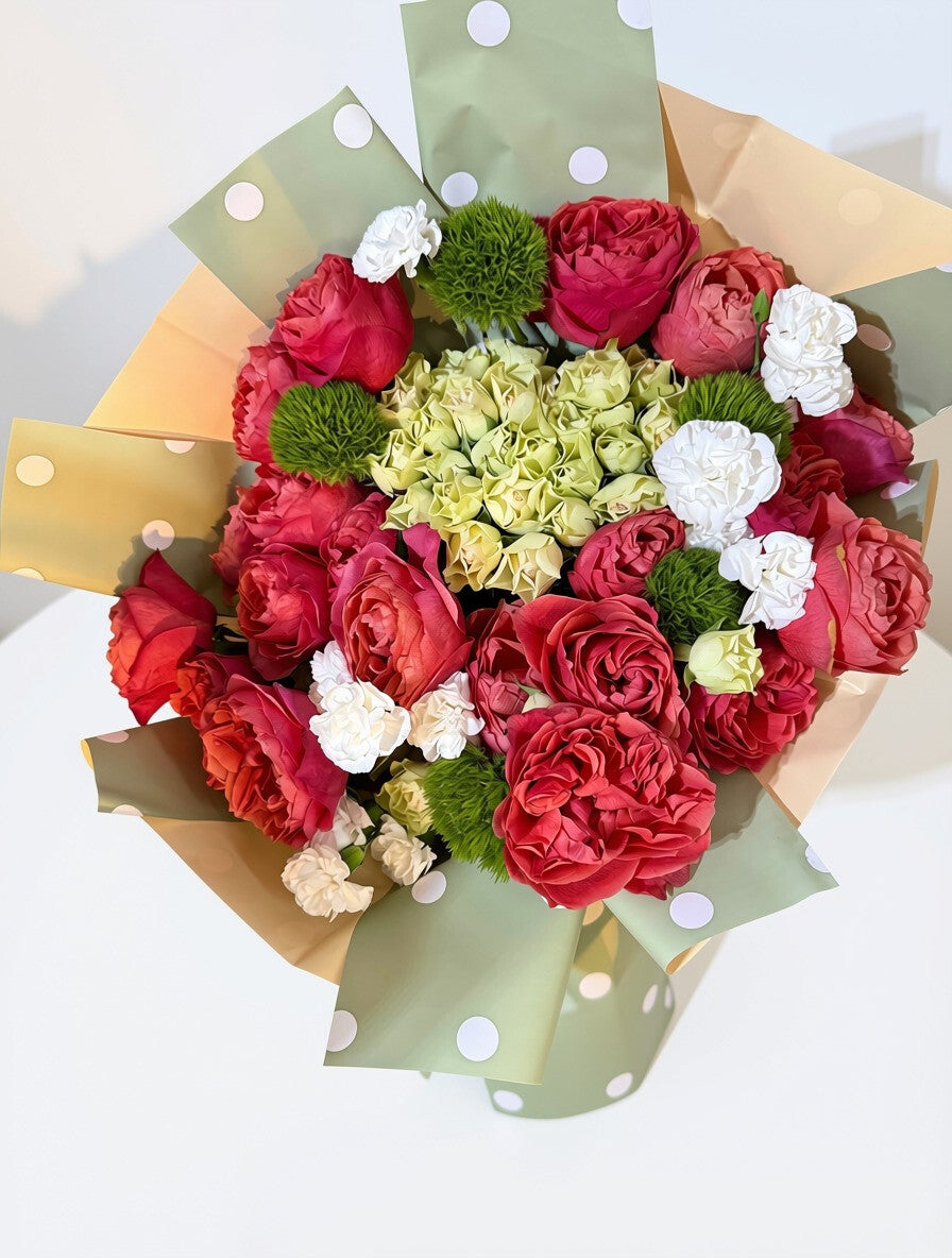 Heart of Serenity Wrapped Bouquet