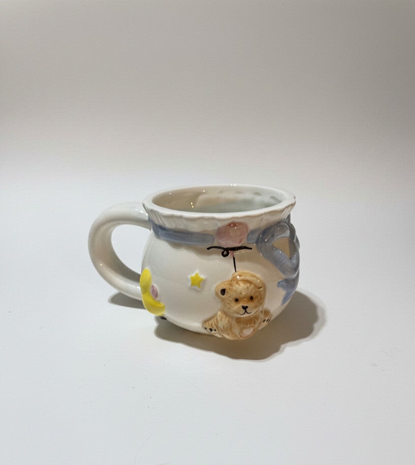 Keepsake Baby Gift Blue Cup/Mini Planter