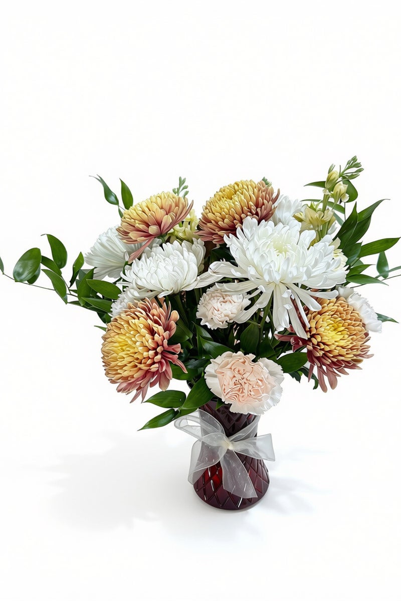 Floral arrangement pictured on Serenity Blooms’ website