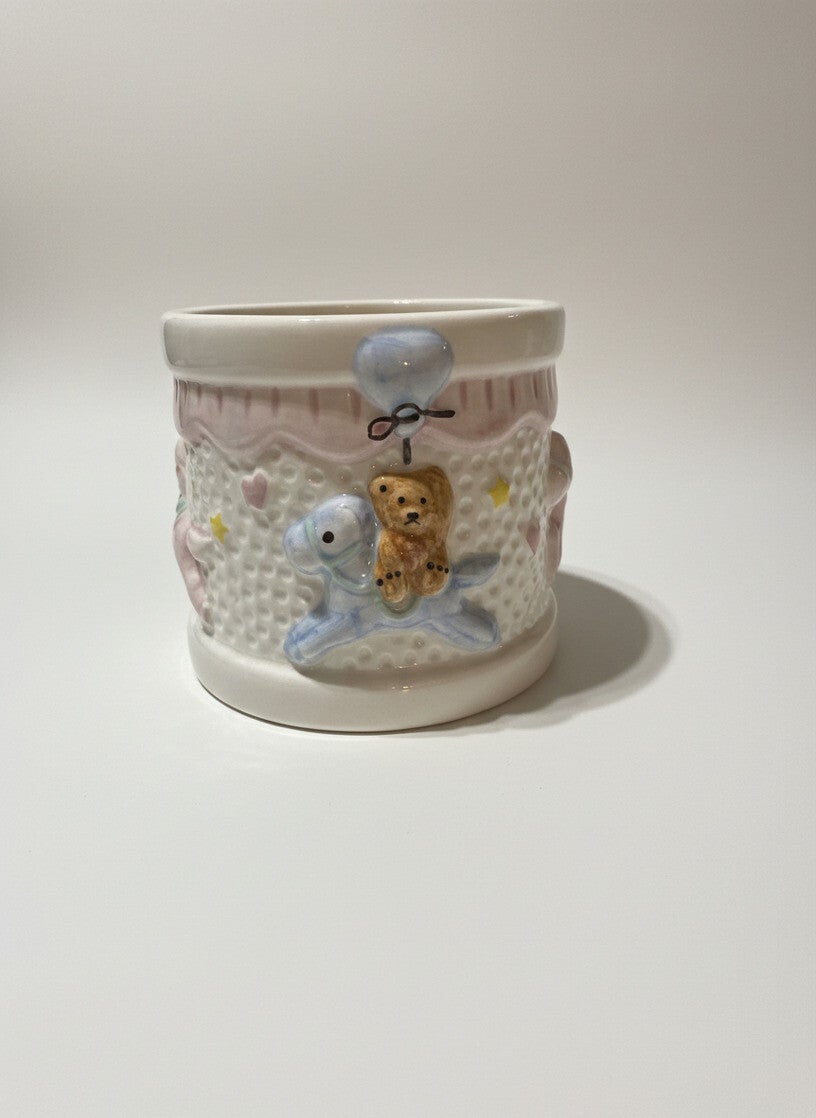 Sweet Dreams Pink Baby Keepsake Planter