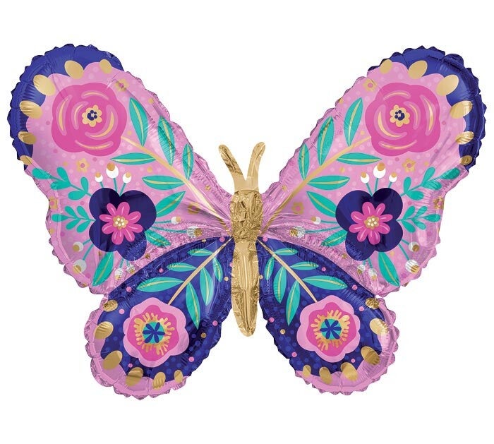 Floral Butterfly Balloon