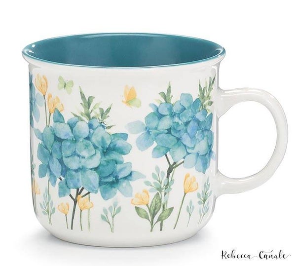 Blue Hydrangea Mug