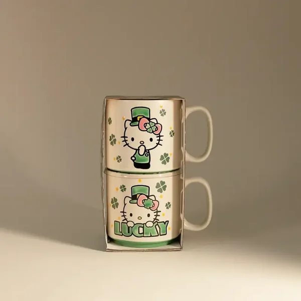 Hello Kitty Lucky Clover Mug Set (Set of 2)