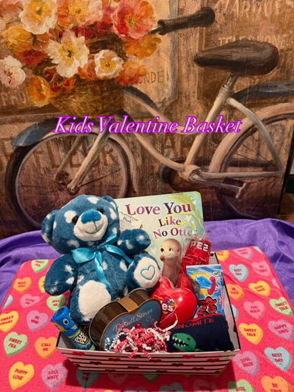 Kids Valentines Basket