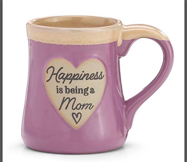 Happiness Is Being a Mom Inspirational Mug
