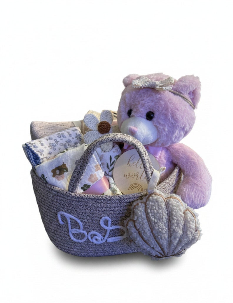 Blush & Bloom Baby Basket
