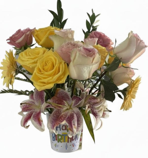 Sunshine Garden Birthday Arrangement