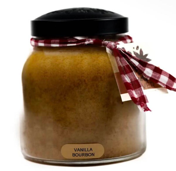 Vanilla Bourbon – 34 oz Scented Jar Candle